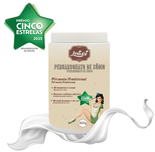 Percarbonato de sódio Lartwist prémio cinco estrelas